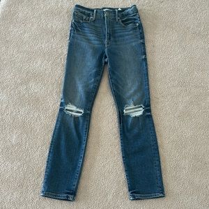 Good American Jeans GLC1380T Blue673 Size 4/27